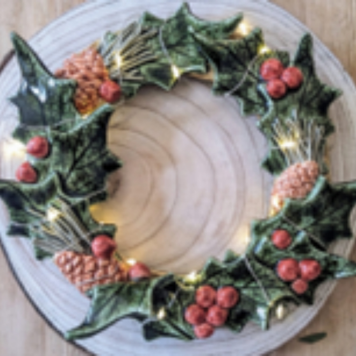 Clay-Wreath